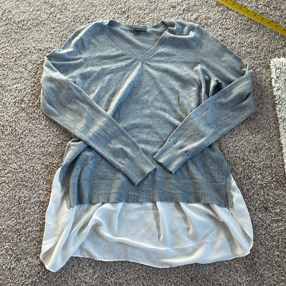 Gray lightweight sweater
